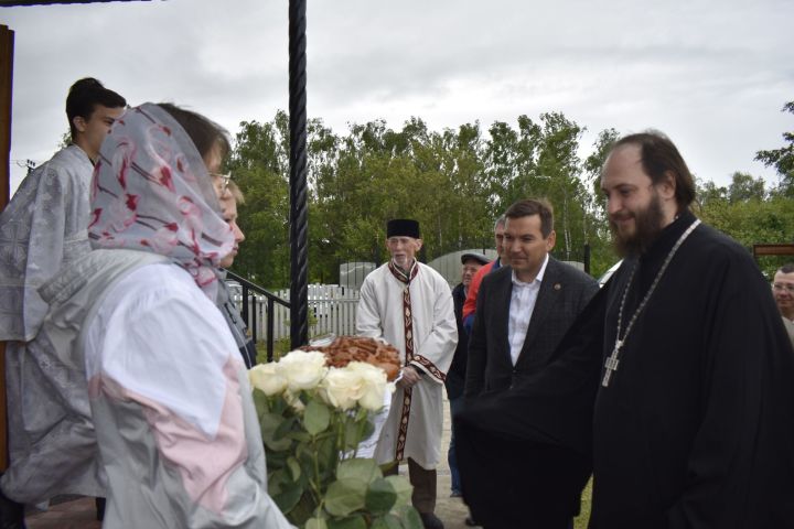 Секретарь Татарстанской митрополии иеромонах Кирилл (Корытко) посетил Апастовский район