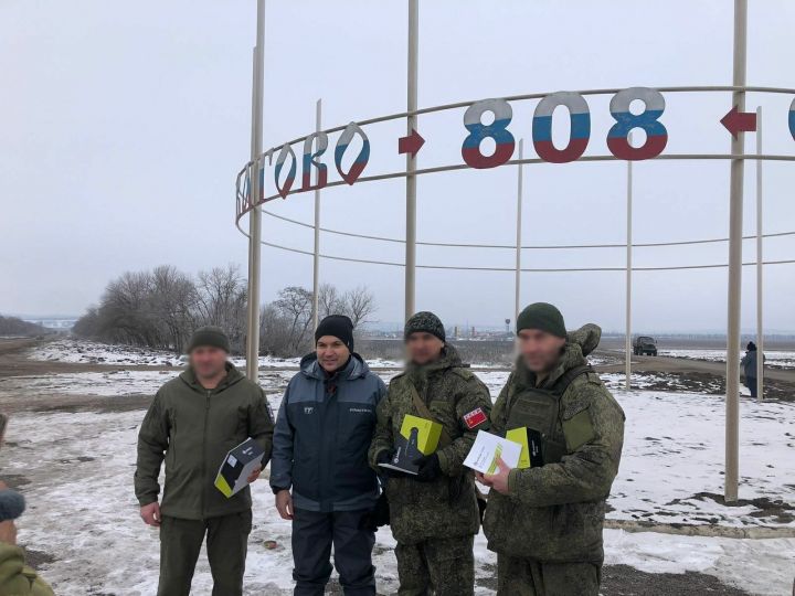 Апастан гуманитар йөк хәрби операциядәге егетләргә барып җитте