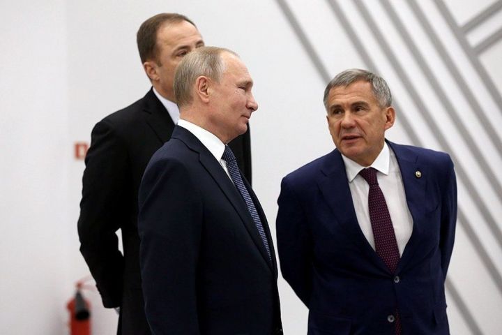 Рустам Минниханов обратился к жителям республики и поддержал Президента России Владимира Путина