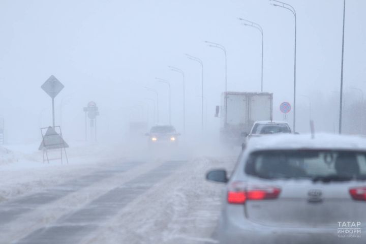 Татарстанда М5 трассасы участогында автобуслар һәм йөк машиналары хәрәкәтен чикләделәр