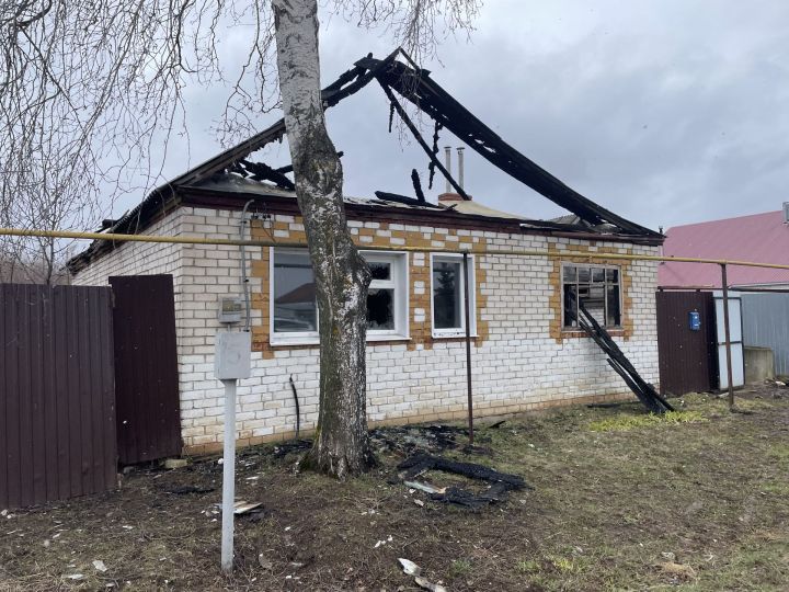 В соседнем районе при пожаре погиб человек