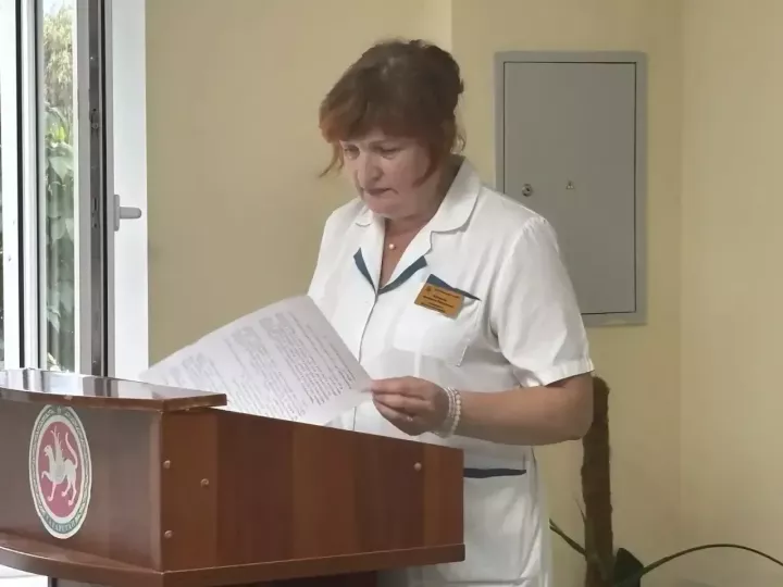 Максим Топилин район үзәк хастаханәсе коллективы белән очрашты