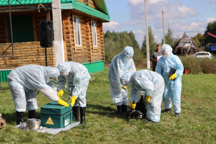 Апаста ящур авыруы чыганагын ликвидацияләү буенча төбәкара команда-штаб өйрәнүләре узды