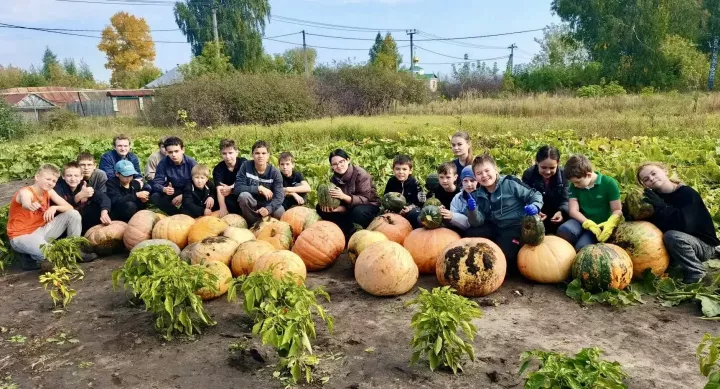 В сельских школах Апастовского района дети трудятся летом и собирают урожай осенью